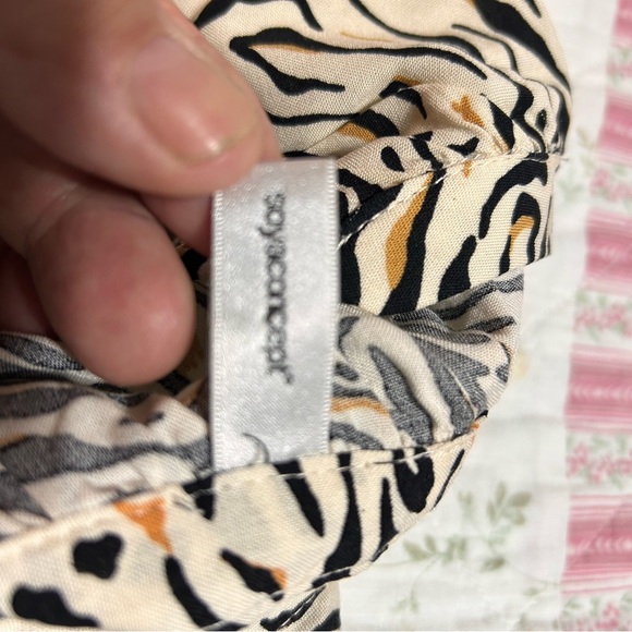 Soyaconcept xl Animal Print Sleeveless Blouse- clubbing- dance- party - Picture 4 of 9